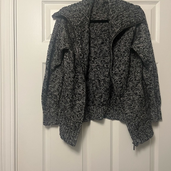 ❄️ LL Bean Knit Shawl Collar Jacket, Size Medium - Picture 3 of 5